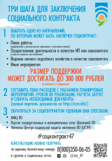 Информация о предоставлении государственной социальной  помощи в Ленинградской области
